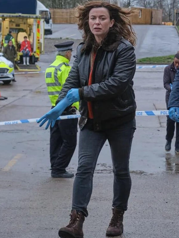 The Crow Girl 2025 Jeanette Kilburn Black Leather Jacket