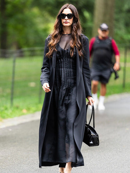 The Devil Wears Prada 2 Anne Hathaway Black Coat