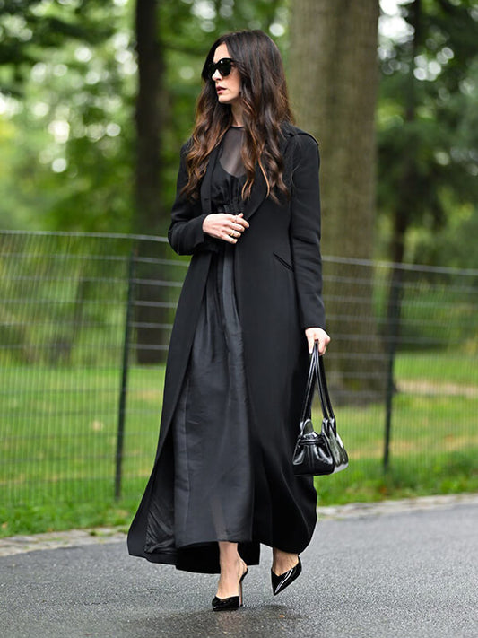The Devil Wears Prada 2 Anne Hathaway Black Coat