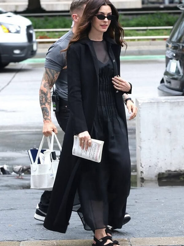 The Devil Wears Prada 2 Anne Hathaway Black Coat