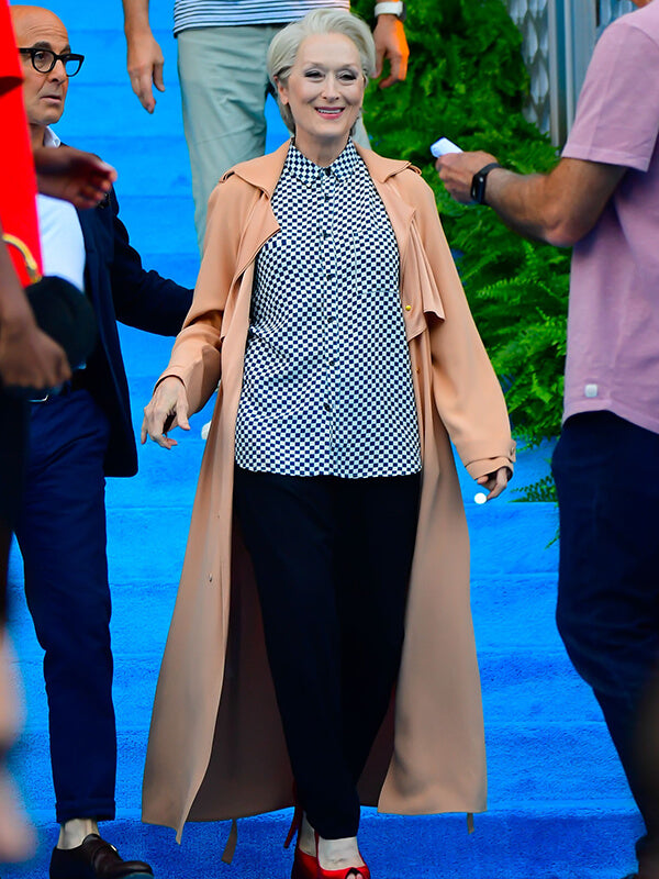 The Devil Wears Prada 2 Miranda Priestly Beige Coat