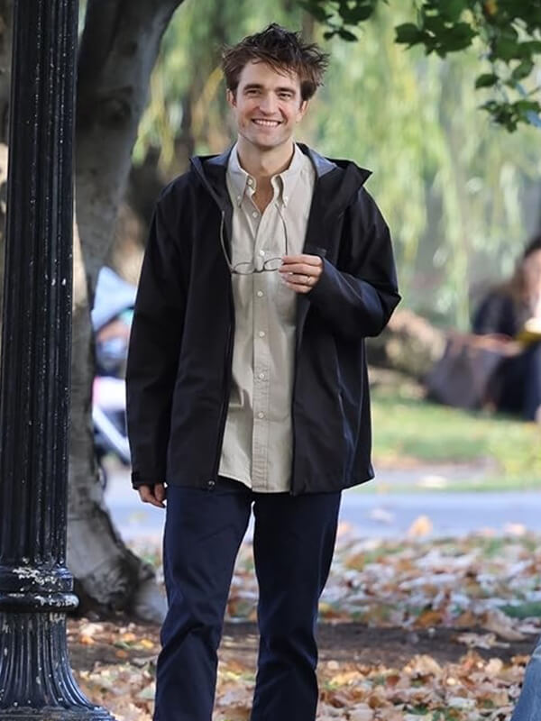 The Drama 2026 Robert Pattinson Black Hooded Jacket