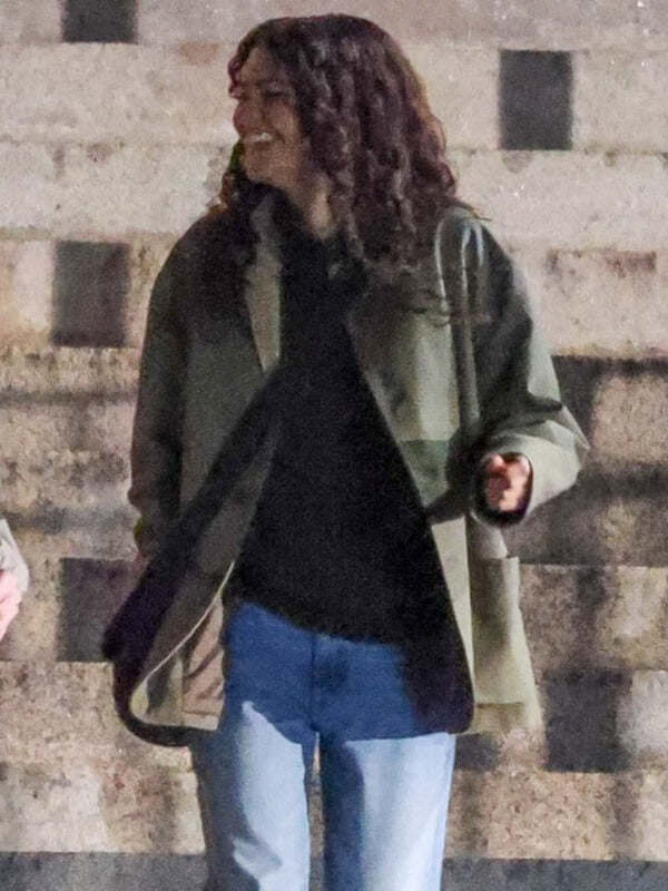 The Drama 2026 Zendaya Green Cotton Jacket