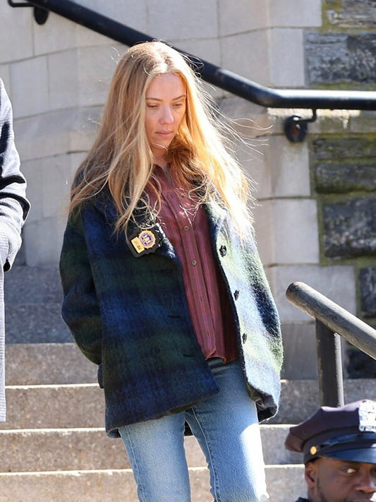 The Exorcist: Martyrs 2027 Scarlett Johansson Plaid Wool jacket