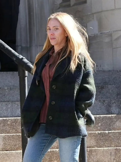 The Exorcist: Martyrs 2027 Scarlett Johansson Plaid Wool jacket