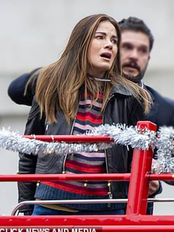 The Family Plan 2 Michelle Monaghan Leather Jacket