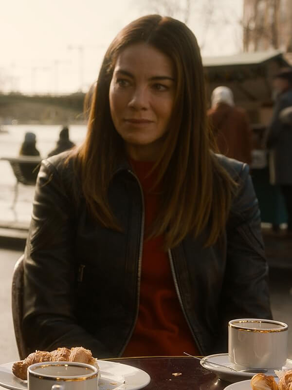 The Family Plan 2 Michelle Monaghan Leather Jacket