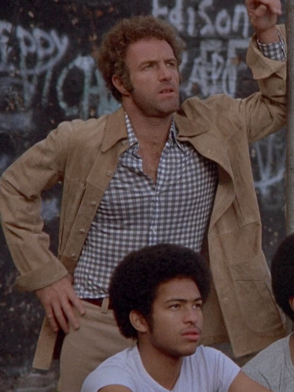 The Gambler James Caan Beige Suede Leather Jacket