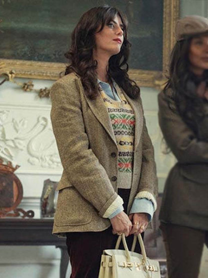 The Gentlemen S02 Kaya Scodelario Brown Blazer