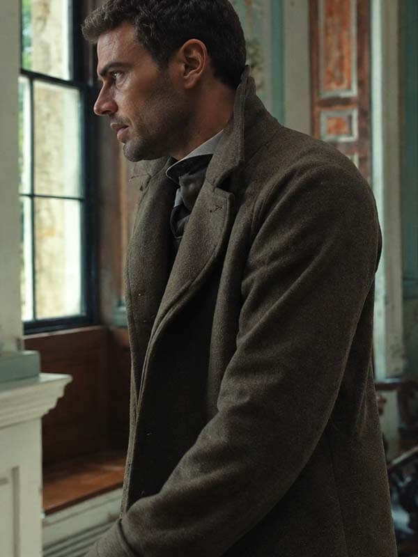The Gentlemen S02 Theo James Brown Wool Coat