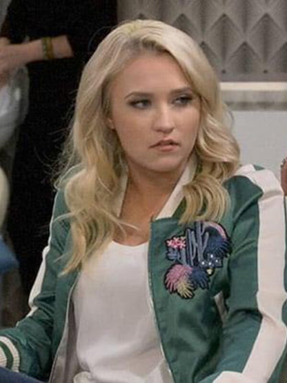 The Good Place Eleanor Shellstrop Bomber Satin Jacket