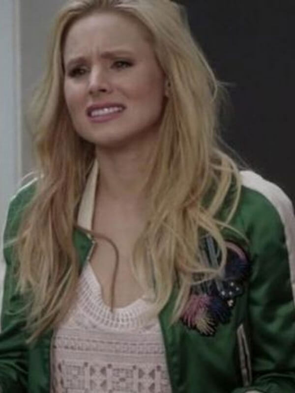 The Good Place Eleanor Shellstrop Bomber Satin Jacket