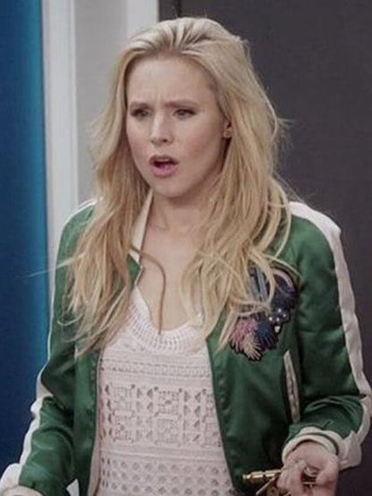 The Good Place Eleanor Shellstrop Bomber Satin Jacket