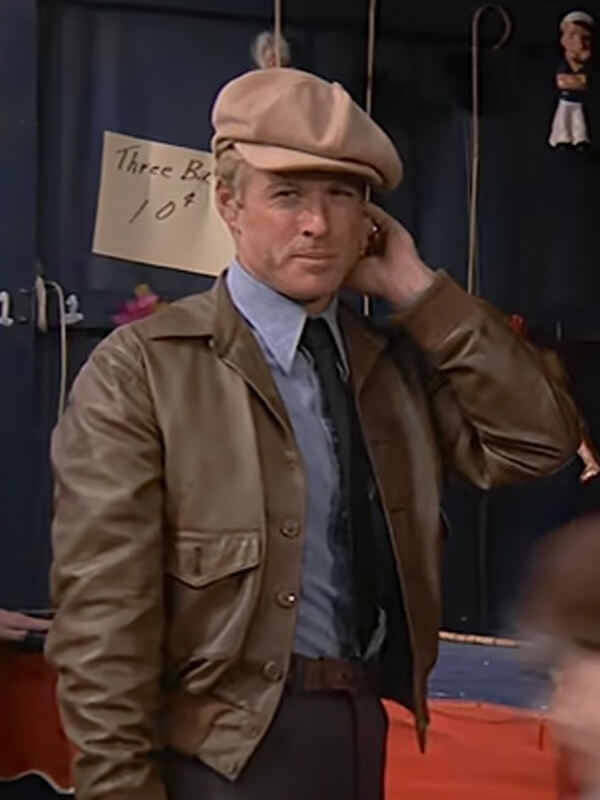The Great Waldo Pepper Robert Redford Leather Jacket
