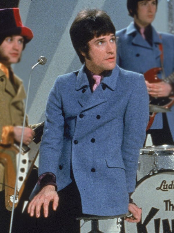 The Kinks Ray Davies Blue Wool Peacoat