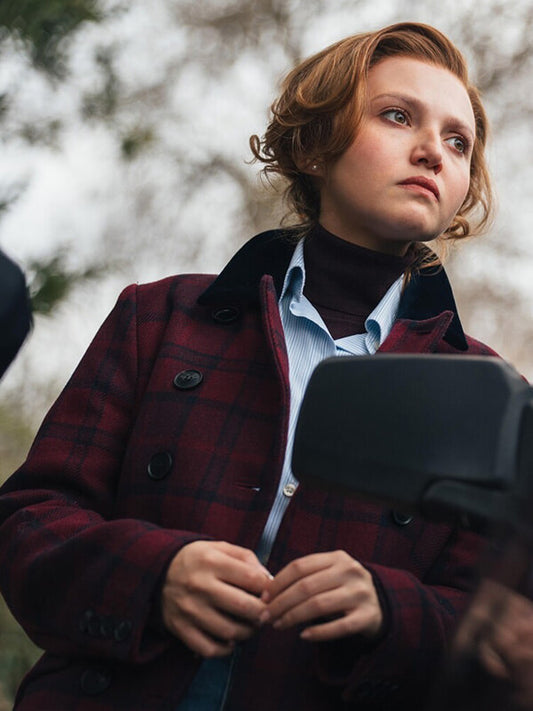The Lady 2026 Jane Andrews Plaid Wool Coat