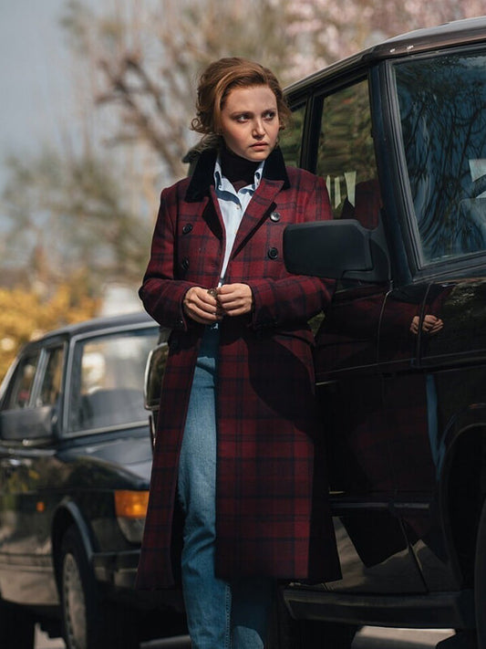 The Lady 2026 Jane Andrews Plaid Wool Coat