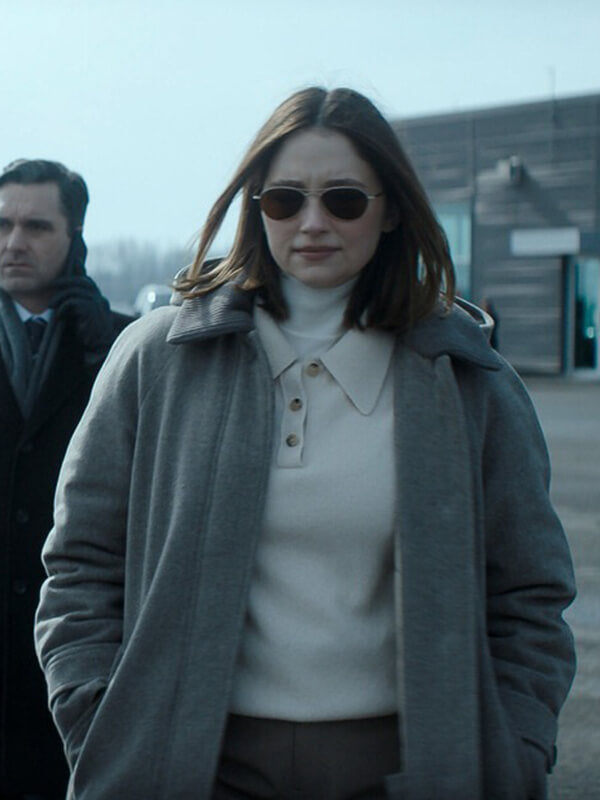 The Last Frontier S01 Haley Bennett Wool Coat