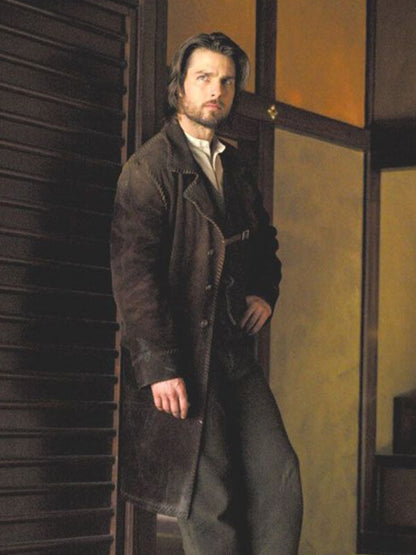 The Last Samurai Tom Cruise Brown Suede Leather Coat