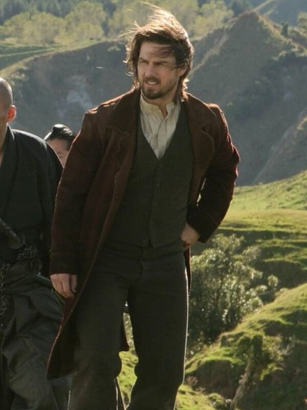 The Last Samurai Tom Cruise Brown Suede Leather Coat