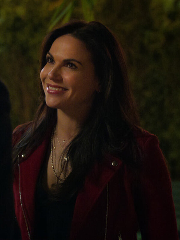 The Lincoln Lawyer S02 Lana Parrilla Red Suede Jacket