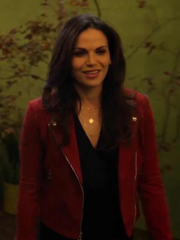 The Lincoln Lawyer S02 Lana Parrilla Red Suede Jacket