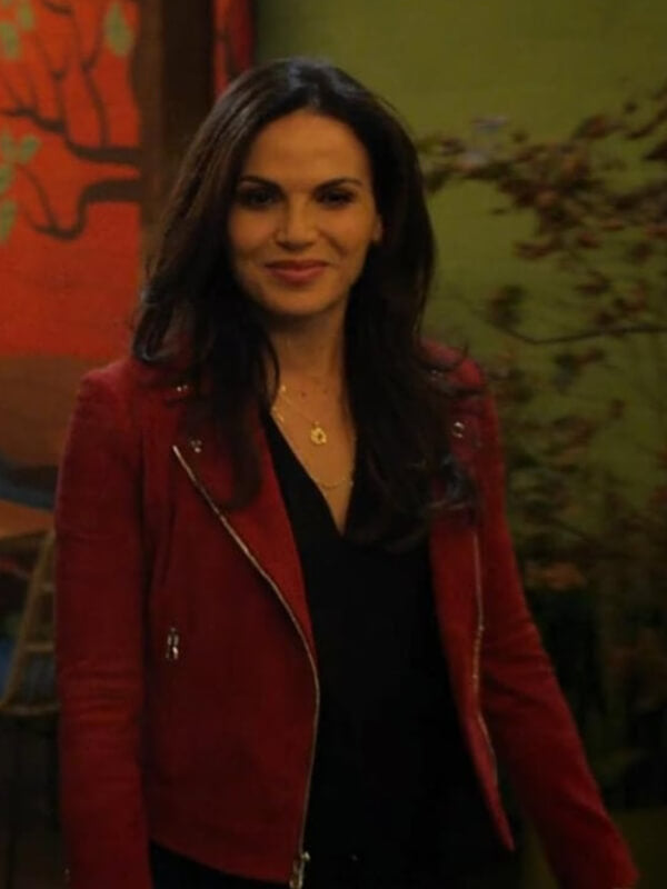 The Lincoln Lawyer S02 Lana Parrilla Red Suede Jacket