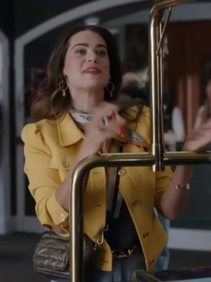 The Love Heist 2026 Lyndsy Fonseca Wool Jacket