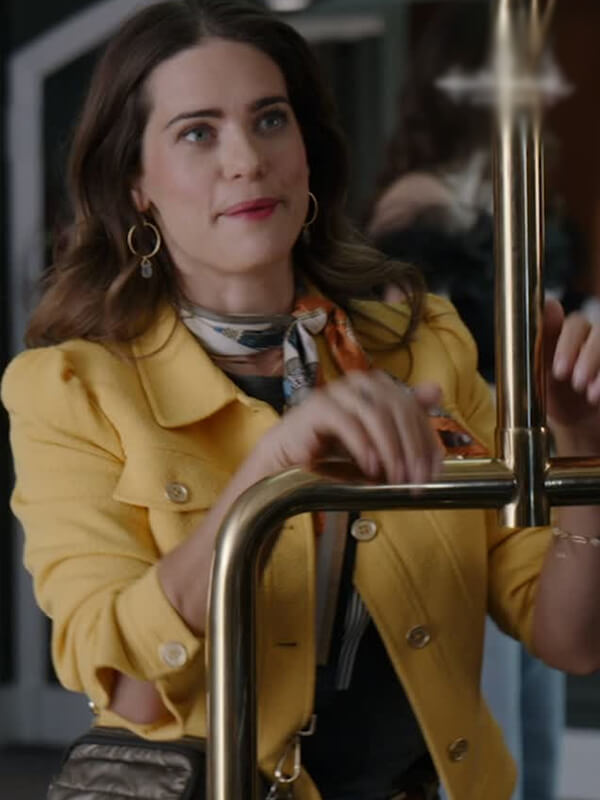 The Love Heist 2026 Lyndsy Fonseca Wool Jacket