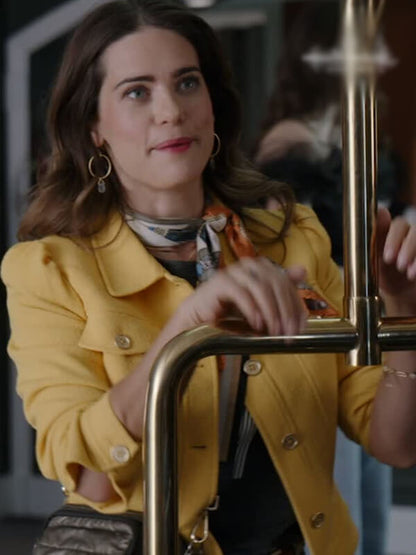 The Love Heist 2026 Lyndsy Fonseca Wool Jacket