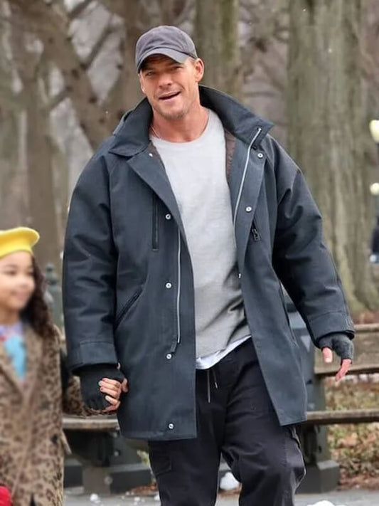 The Man with the Bag 2026 Alan Ritchson Parka Jacket