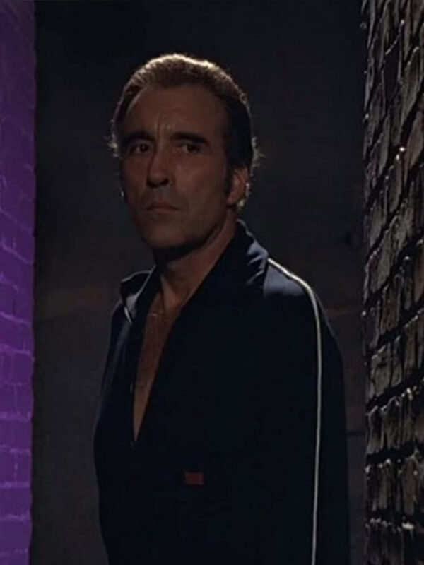 The Man with the Golden Gun Christopher Lee Fleece Tracksuit