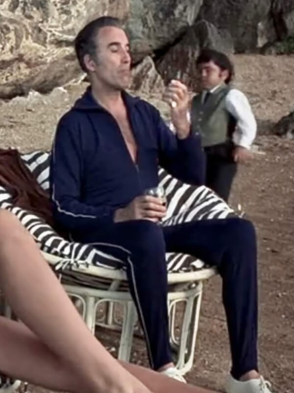 The Man with the Golden Gun Christopher Lee Fleece Tracksuit