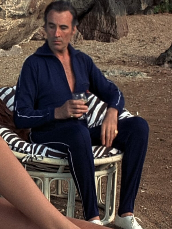 The Man with the Golden Gun Christopher Lee Fleece Tracksuit