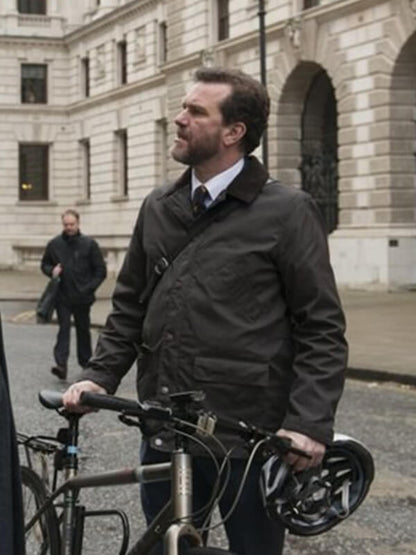 The Night Manager S01 Rex Mayhew Brown Cotton Jacket