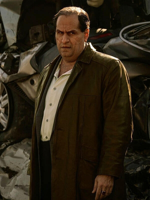 The Penguin S01 Colin Farell Brown Leather Coat