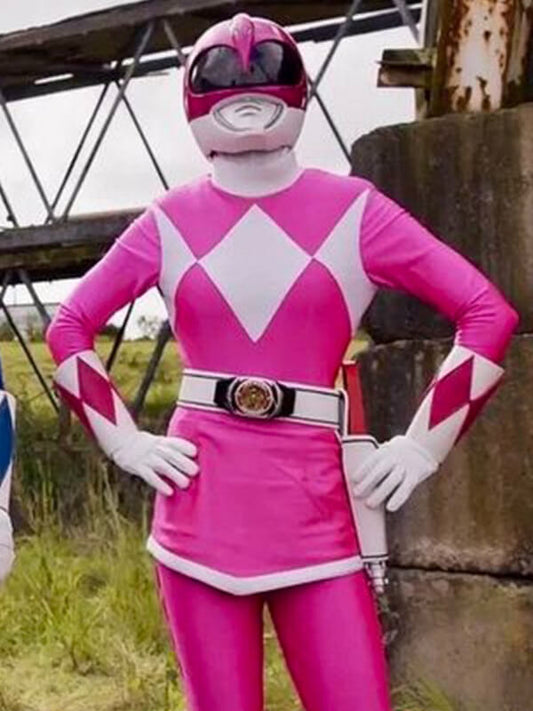 The Pink Ranger MMPR Once & Always Leather Jacket