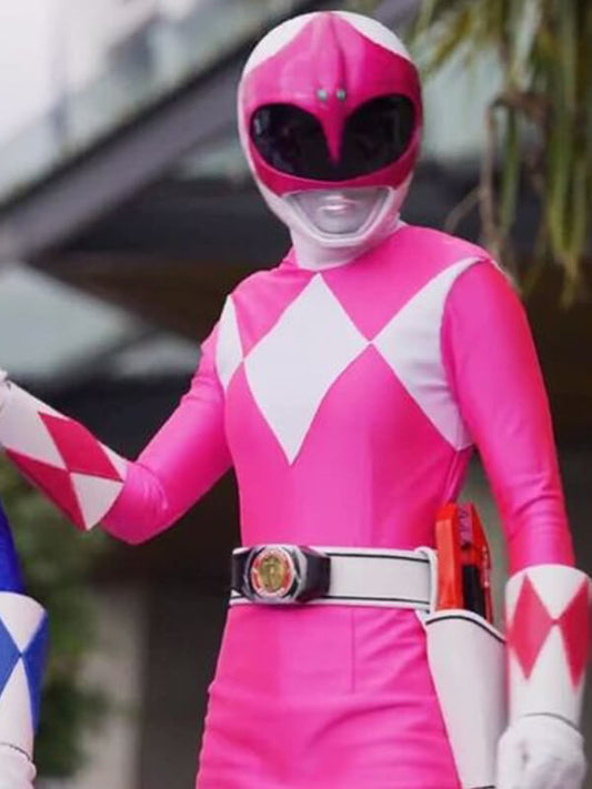 The Pink Ranger MMPR Once & Always Leather Jacket