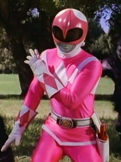 The Pink Ranger MMPR Once & Always Leather Jacket