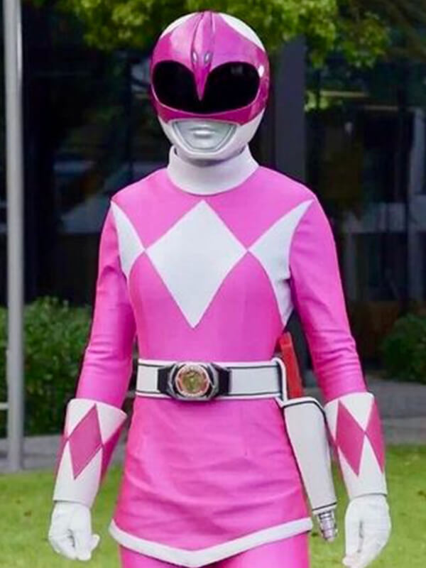 The Pink Ranger MMPR Once & Always Leather Jacket