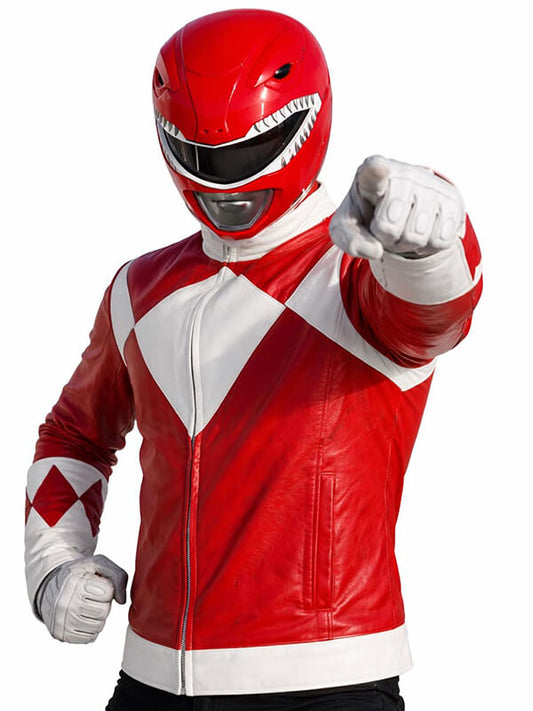 The Red Rangers MMPR Once & Always Cosplay Jacket
