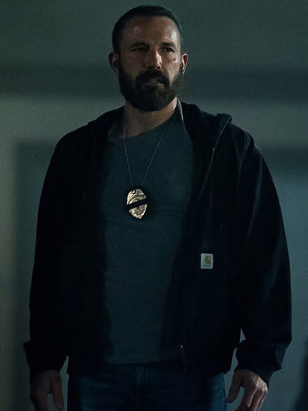 The Rip 2026 Ben Affleck Black Cotton Jacket