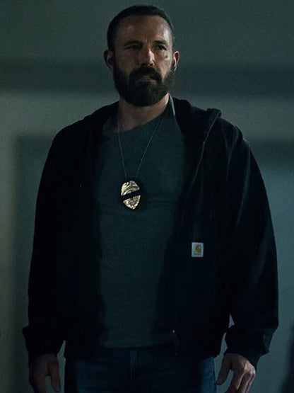 The Rip 2026 Ben Affleck Black Cotton Jacket
