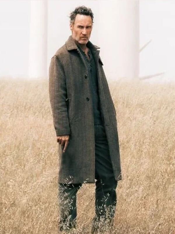The Run 2025 Callan Mulvey Gray Wool Coat