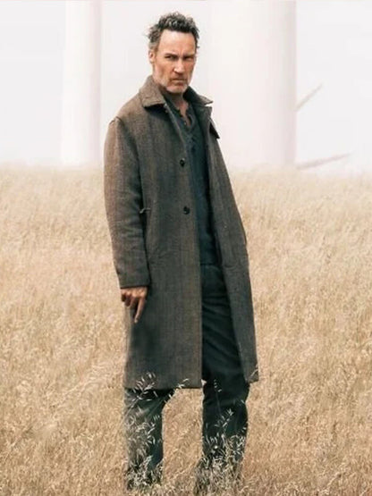 The Run 2025 Callan Mulvey Gray Wool Coat