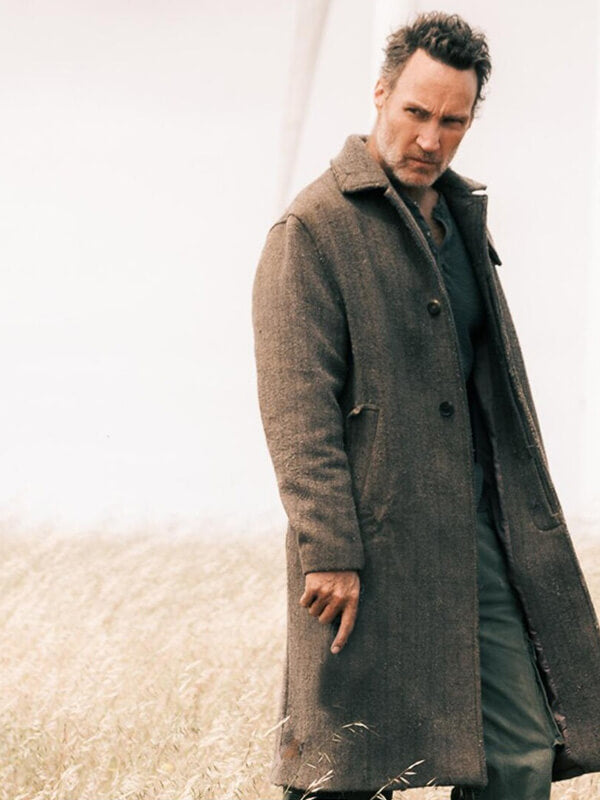 The Run 2025 Callan Mulvey Gray Wool Coat
