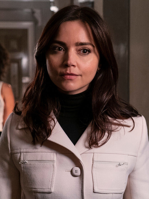 The Sandman S01 Johanna Constantine White Trench Coat