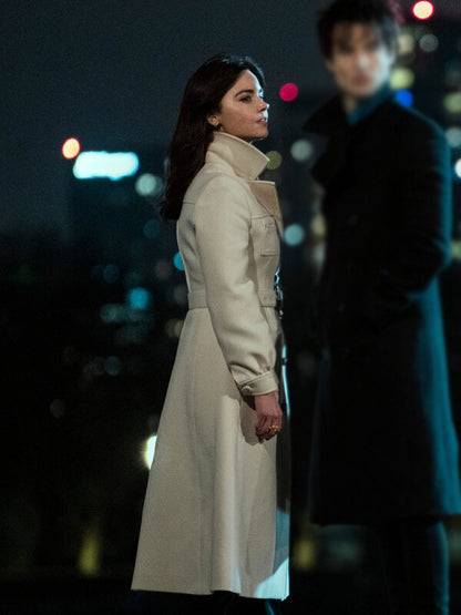 The Sandman S01 Johanna Constantine White Trench Coat