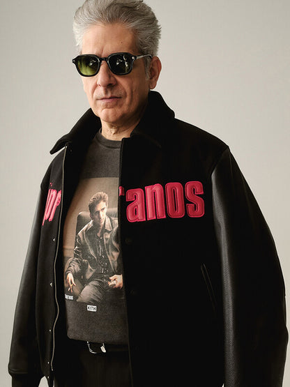 The Sopranos Michael Imperioli Kith Black Varsity Jacket