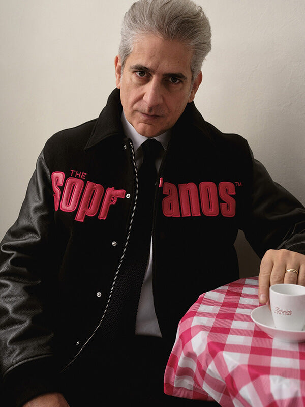 The Sopranos Michael Imperioli Kith Black Varsity Jacket